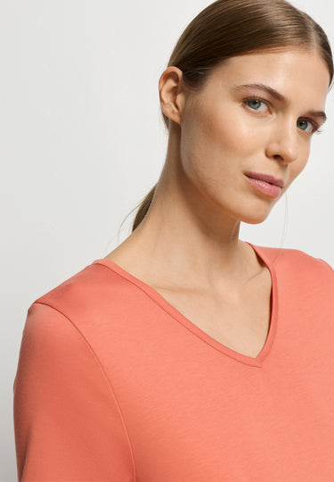 Cleo S/Slv Nightdress 90cm | Apricot Brandy 79535-2294